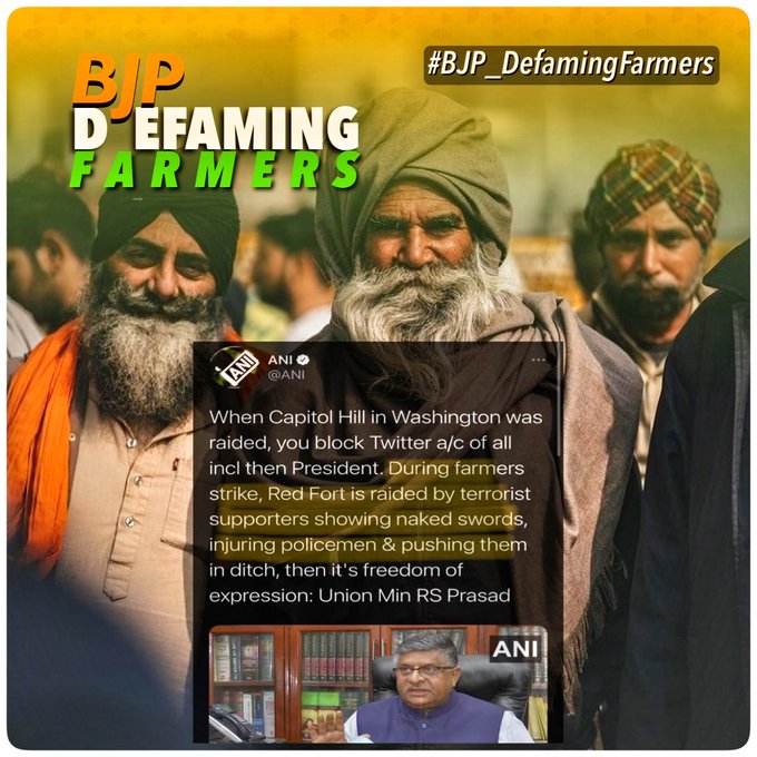 RT @ritikadogra77: Be the voice of farmers!

#BJP_DefamingFarmers https://t.co/gKnFZJeFdm