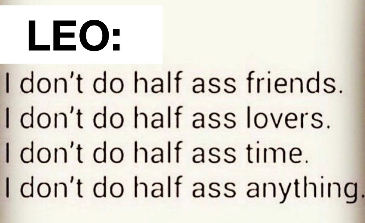 #Leo facts 👏🏼