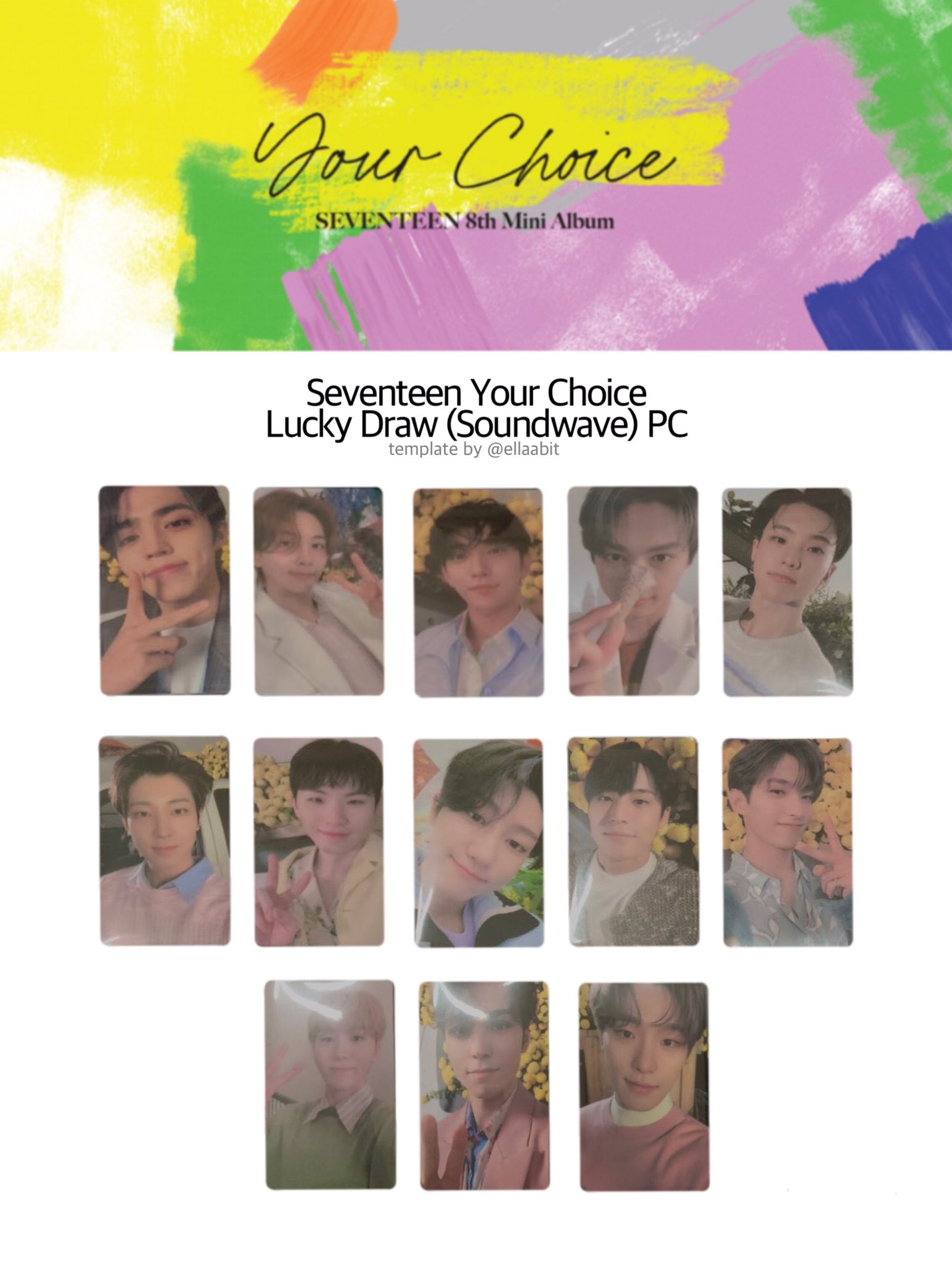 Seventeen 'Your Choice' - M2U Lucky Draw Plastic Photocard