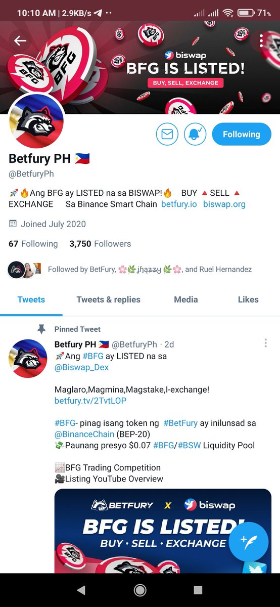 ofzhernandez's tweet photo. @BetfuryPh https://t.co/jBnUKq2FAJ