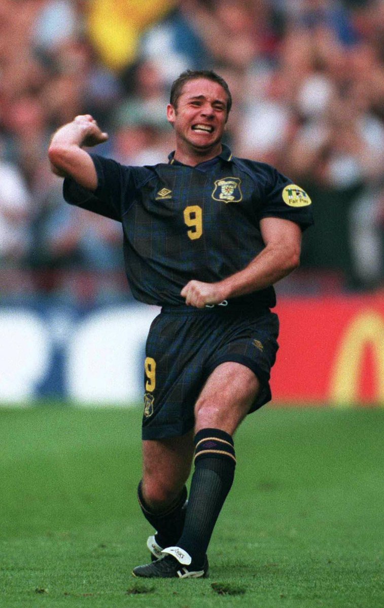 RFC_SFC's tweet photo. Our Super Ally Mccoist 
Scotland 1986-1998
CAPS 61 GOALS 19
What was your favourite goal he scored for Scotland? https://t.co/zMomufEz1H