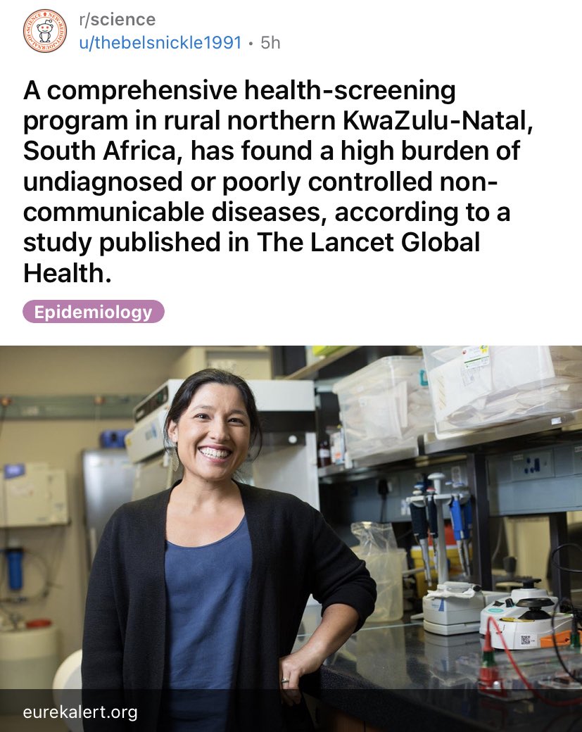 Making moves @emilybethwong 👀 - congrats on the article and success thus far of Vukuzazi! Excited to see everything we will learn from this effort! @AHRI_News eurekalert.org/pub_releases/2…