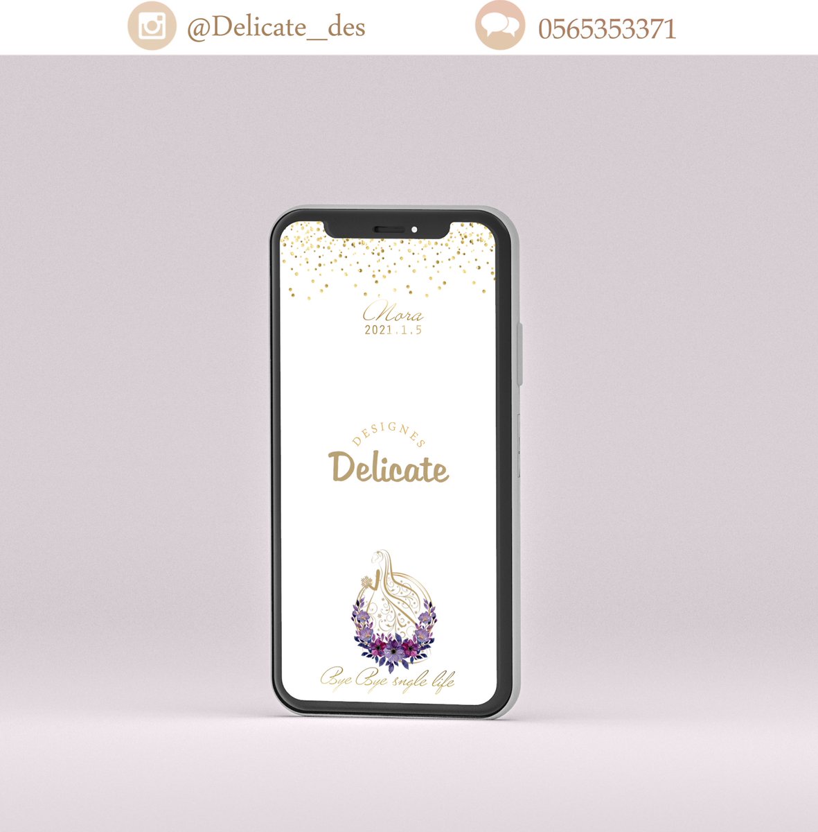 delicate_des's tweet photo. #تم_القبض دِلكيت للتصاميم  
يسعدنا نثر لمساتنا الرقيقة على أفراحكم ومشاريعكم✨

الاسعار رمزية ❤️ https://t.co/AOwaxiOoGY