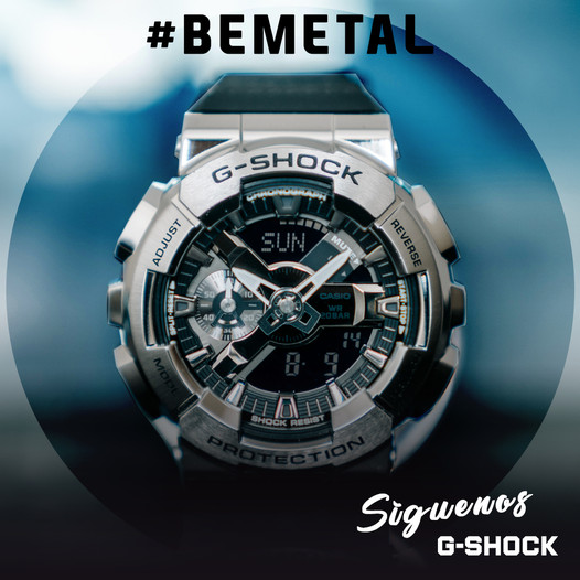 hugoesc31475407's tweet photo. Los GM-110 de la línea #BeMetal cuentan con colores marcantes para que no pases desapercibido donde quiera que vayas. ¡Estilo y máxima resistencia: esto es G-SHOCK!..UNA BELLEZA ESTE RELOJ..❤️ https://t.co/sBZoeWyHYb