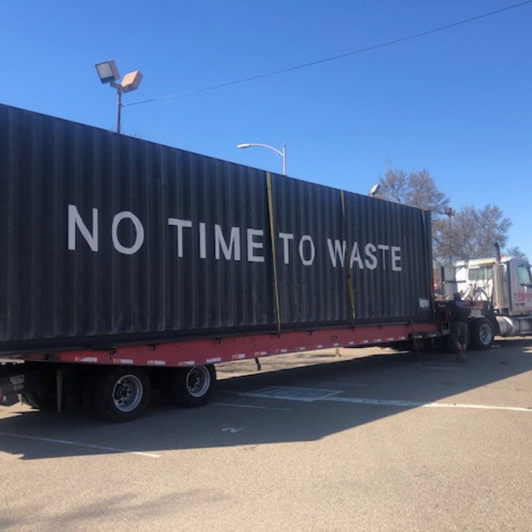 ThePiShopFresno's tweet photo. The #ArtHop is returning to @CityofFresno on July 1st from 5 to 8 pm at 1755 Broadway! #ThePiShop is celebrating by showcasing Isa D'Arleans' "#TheProgressors," an #immersiveart experience in an @ipmecontainers, depicting social and #environmentalissues. https://t.co/bG0I2hSLIV
