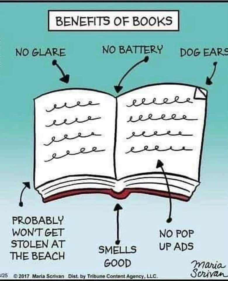 Benefits of Books
📷 Maria Schriven