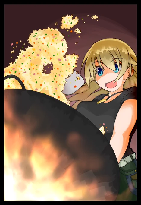 チャーハン事件の未掲絵

#アリスギアお絵かき #バージニアグリンベレー生誕祭 