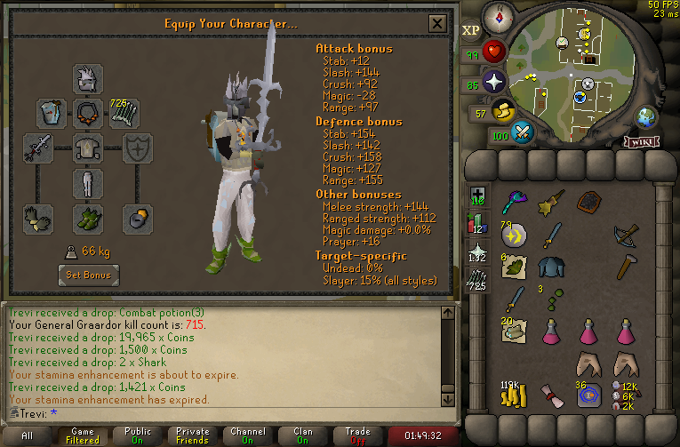 Trevi_OSRS's tweet photo. Finally finished the gs blade and first godsword completed on the account. Still hunting tassets/bandos hilt https://t.co/pHTd3fQeKI
