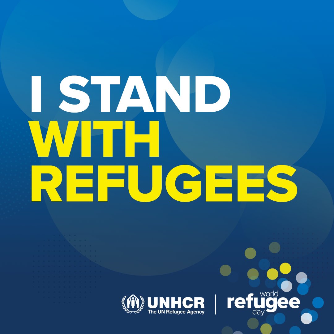 #WithTheRefugees
We’re in this together.
This #WorldRefugeeDay is a reminder that together, we can achieve anything.
#RefugeeDay #WorldRefugeeDay
