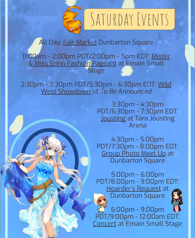 MabiOfficial's tweet photo. 📢 Stop by the Nao Community Fair June 25th - 27th 📢 

The community is running a ton of fun events featuring games, prizes and much more! 🎁 

👉 Join the Discord for more info: https://t.co/n8x31gVEmd https://t.co/ePLiqU7Xq5