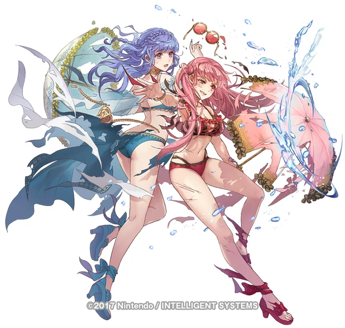 ファイアーエムブレム ヒーローズ
FE風花雪月の「比翼ヒルダ&マリアンヌ」を描かせて頂きました!宜しくお願いします。I drew " Hilda  Marianne ". Thank you so much!
#FEヒーローズ #FEH #FE風花雪月 