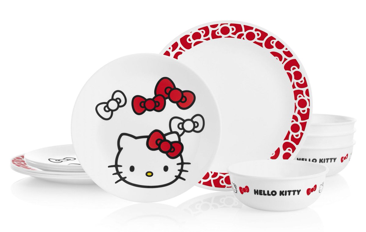 .@CorelleBrands expands #tableware assortment with the addition of several <a href="/hellokitty/">Hello Kitty</a> designs. ➡️ bit.ly/3cMIP1k