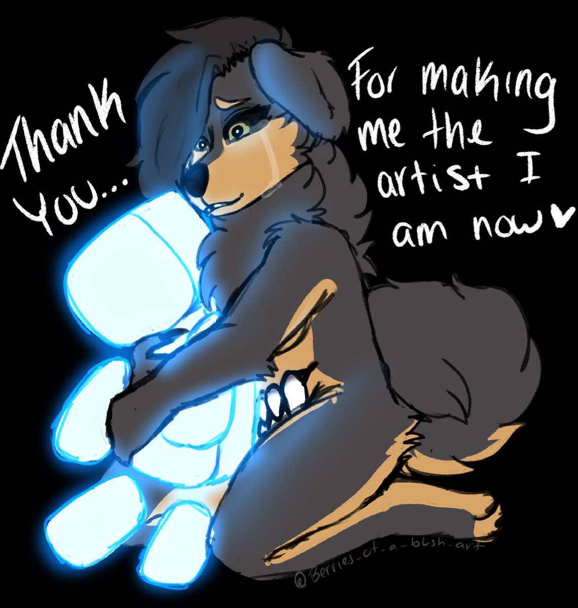 SuccubusBear's tweet photo. Its hard to accept the fact that it happened but we still can remember him by his creations. Fnaf is the reason why I took art seriously and got commited. Thank you Scott Cawthon  for helping me figure out that art was my passion
💙
#ThankyouScottCawthon https://t.co/fARBs3dY2m
