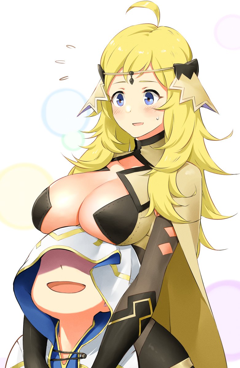 "You wanted a boob hat....? Fine I guess the chosen Heroine will bless you."