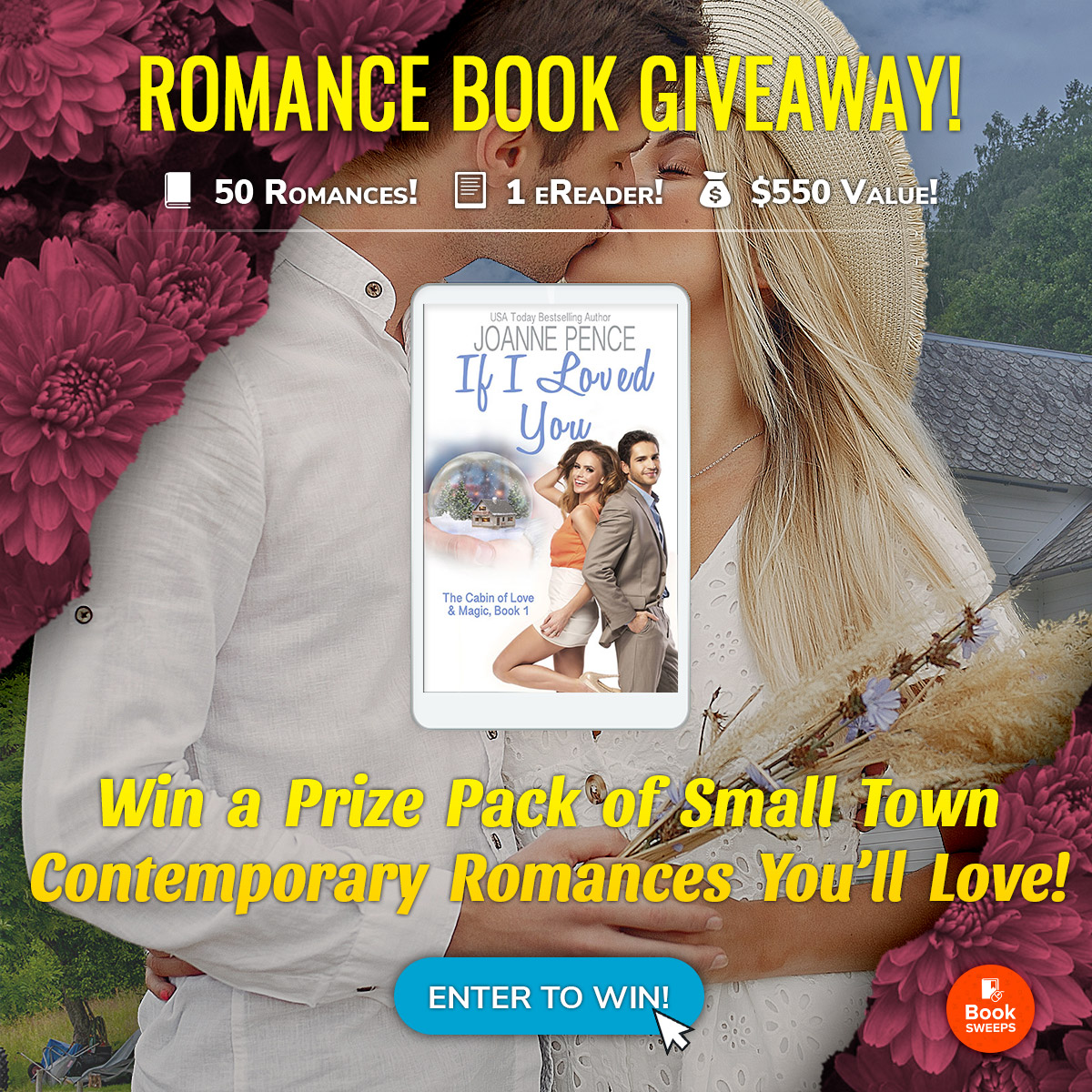😍 Love is in the air... If you haven’t read IF I LOVED YOU, you can enter to win it on <a href="/BookSweeps/">BookSweeps</a> today — plus 50 Small Town Contemporary Romances from a great collection of authors... AND a brand new eReader :D 

Here’s the link 👉 bit.ly/SmallTownRoman… #books #amreading