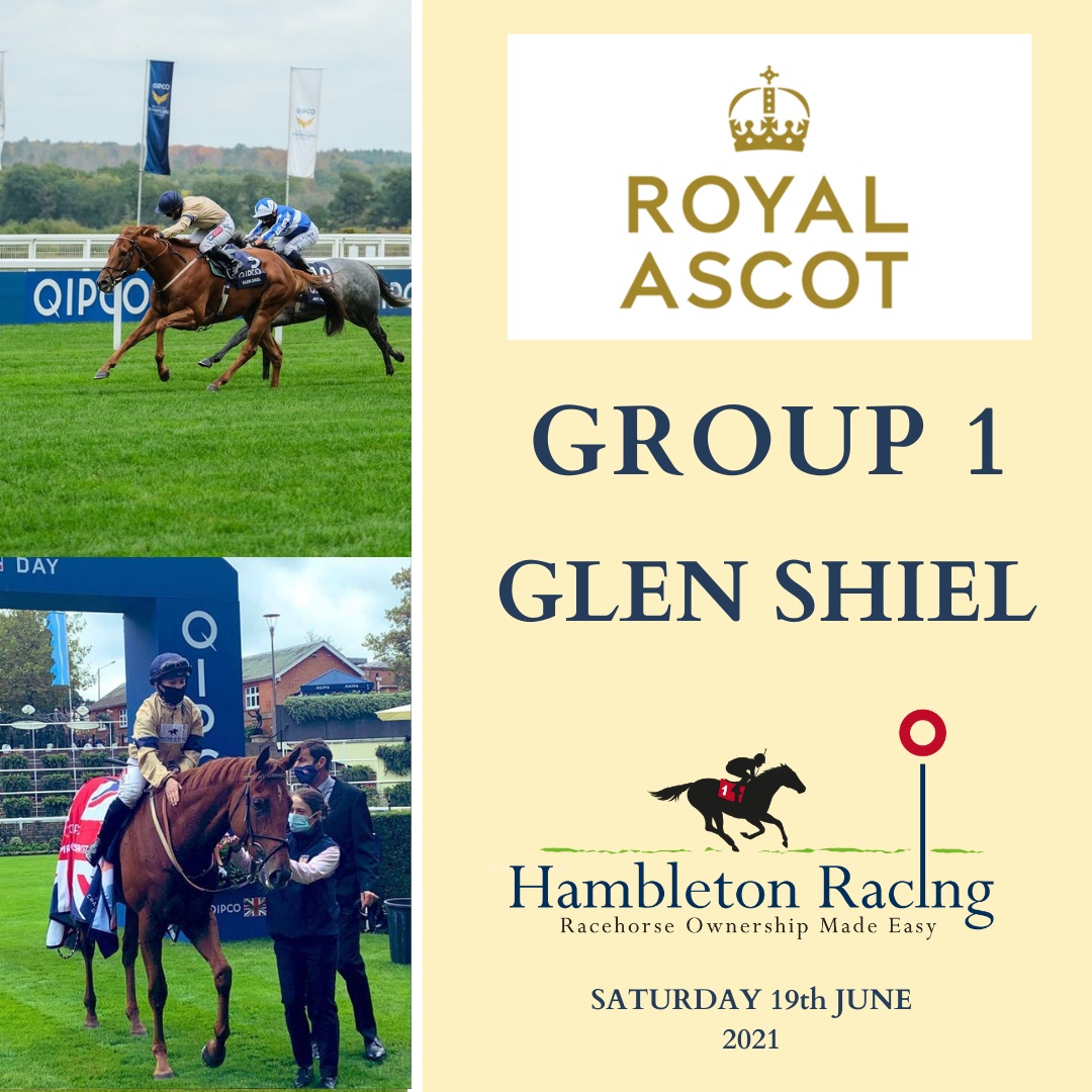 HambletonRacing's tweet image. Big day for the #HambletonTeam as Group 1 winner Glen Shiel lines up in the Diamond Jubilee at Royal @Ascot for the @Archie_Watson team with the excellent @HollieDoyle1 on board live on @itvracing! Best of luck to all connections! #MultipleWinner #LivingTheRacingDream 🏇💛💙