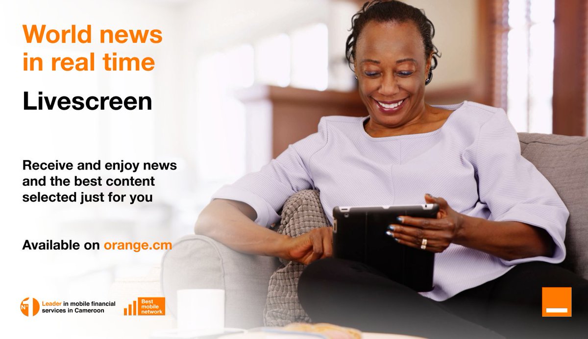 Orange_Cameroun's tweet photo. Discover #Livescreen, the new service that selects the best articles for you and keeps you up to date 😎 about economic, political and sports news around the world 🌍.
Livescreen is available online at https://t.co/ihVf6NahFL and also as a download for Android mobiles. https://t.co/rzM1YSqa8D