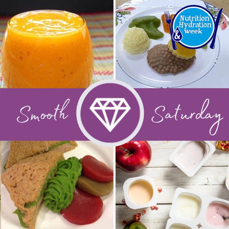 BDA_olderpeople's tweet photo. Not quite finger foods but having a puréed (level 4) diet doesn’t have to be boring! What about a soaked sandwich, smooth yoghurt or moulded vegetables! Use creativity &amp; presentation to support eating &amp; drinking! @NHWeek #NHWeek21 @BDA_Dietitians https://t.co/xAiHFa5D2o