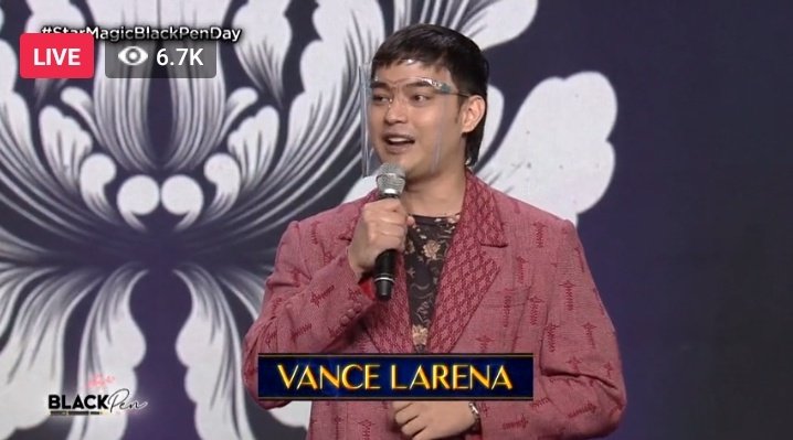 GalitNaFan's tweet photo. WE ARE SO SO PROUD OF YOU VANCE LARENA! CONGRATULATIONS 😭 #StarMagicBlackPenDay https://t.co/p2hDi7Hqed