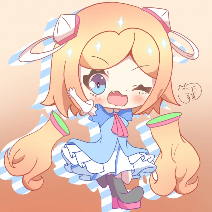 僕実はミニキャラも描くんだよ(*'꒳`*)
#アロ絵
 #LamyArt 
#ウマ娘 