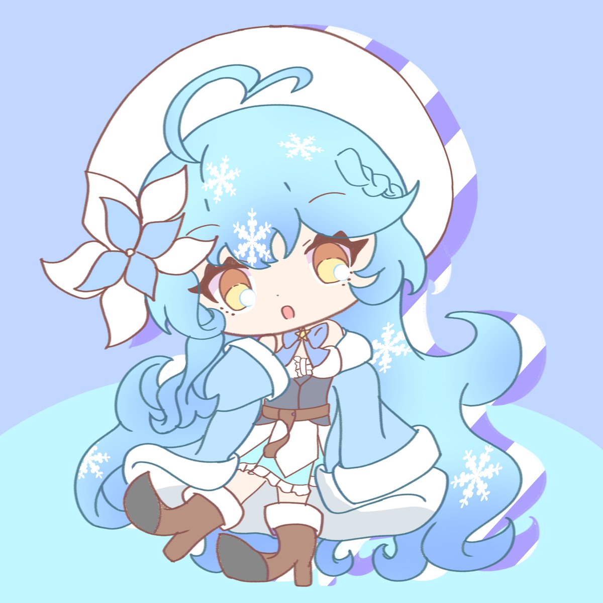 ウマ娘「僕実はミニキャラも描くんだよ(*'꒳`*)
#アロ絵
 #LamyArt 
#ウ」|こた猫🐱 🎤🎨3/10~/16colorful＆dreamy原宿デザインフェスタギャラリーのイラスト