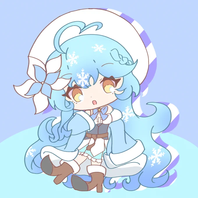 僕実はミニキャラも描くんだよ(*'꒳`*)
#アロ絵
 #LamyArt 
#ウマ娘 