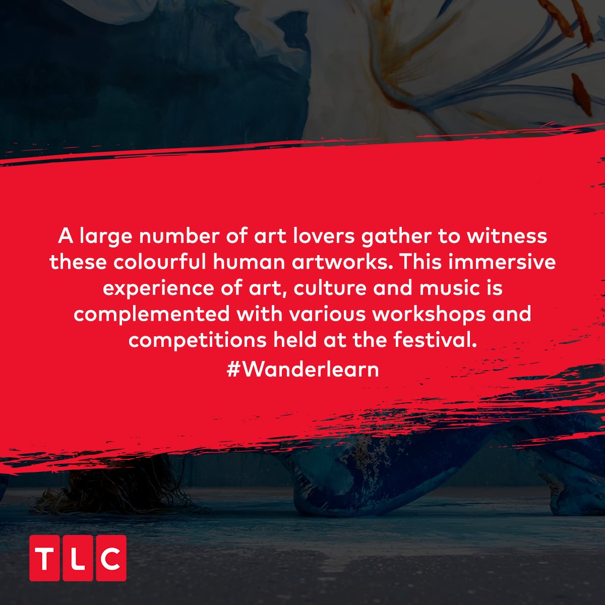 TLCINOfficial's tweet photo. A festival where humans turn into canvases!
Would you rather be the art or the artist? Comment below!
#Wanderlearn https://t.co/ew7iCcvG54