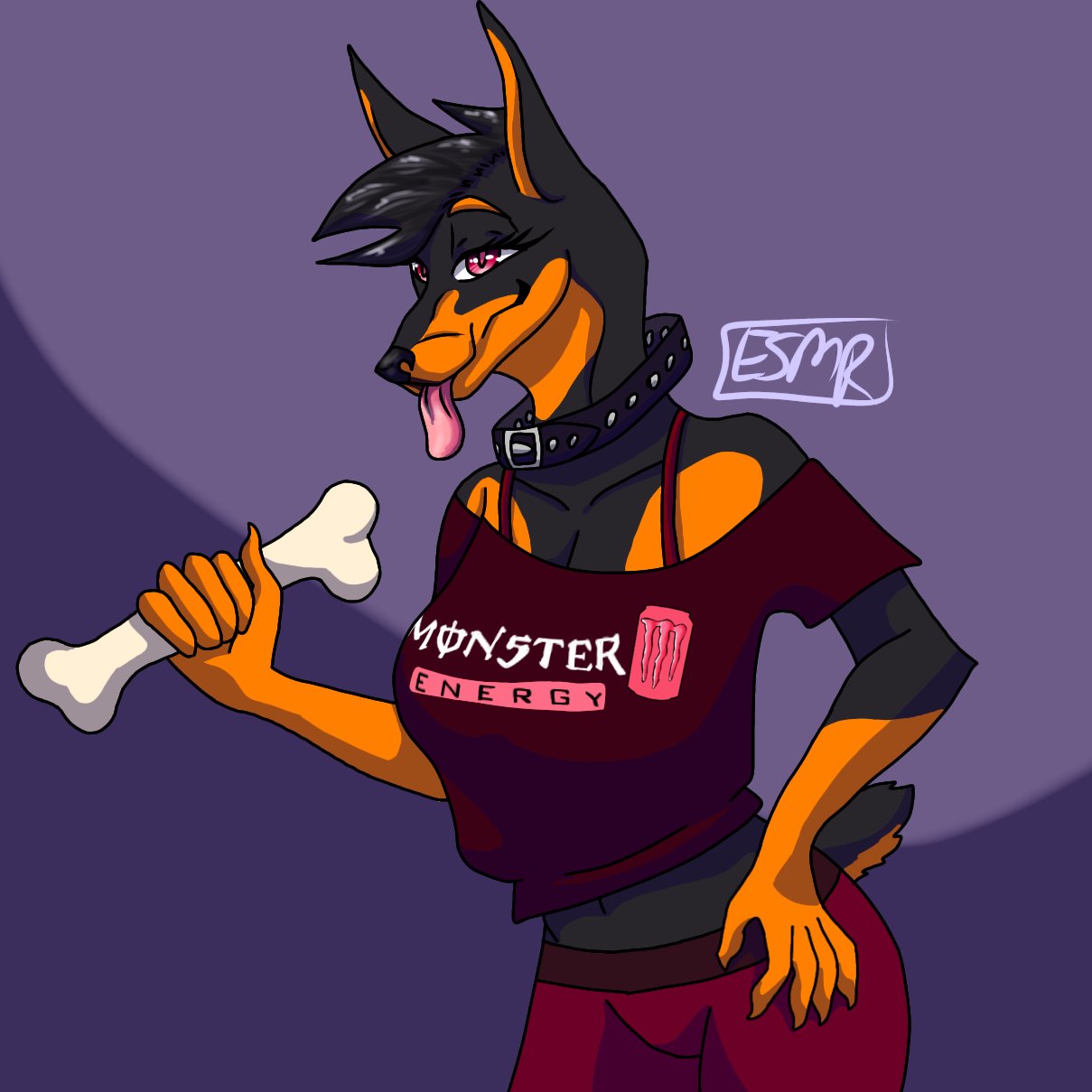Doberman furry