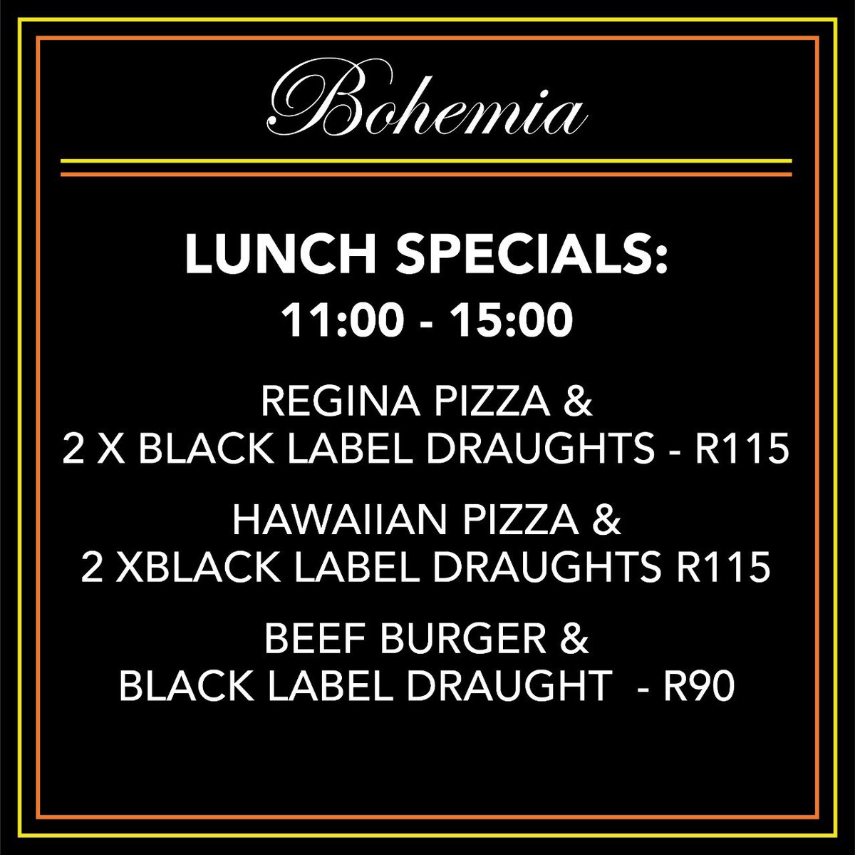 Bohemia Stellenbosch tweet media