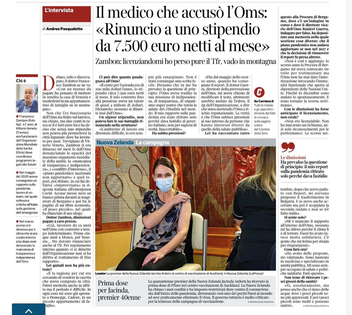 MessoraClaudio's tweet image. Toh.. all' #OMS mancanza di trasparenza, conflitti di interesse e mancanza di indipendenza. Affossano i report su richiesta dei governi e per chi parla c'è un clima di terrore. E chi l'avrebbe mai detto?