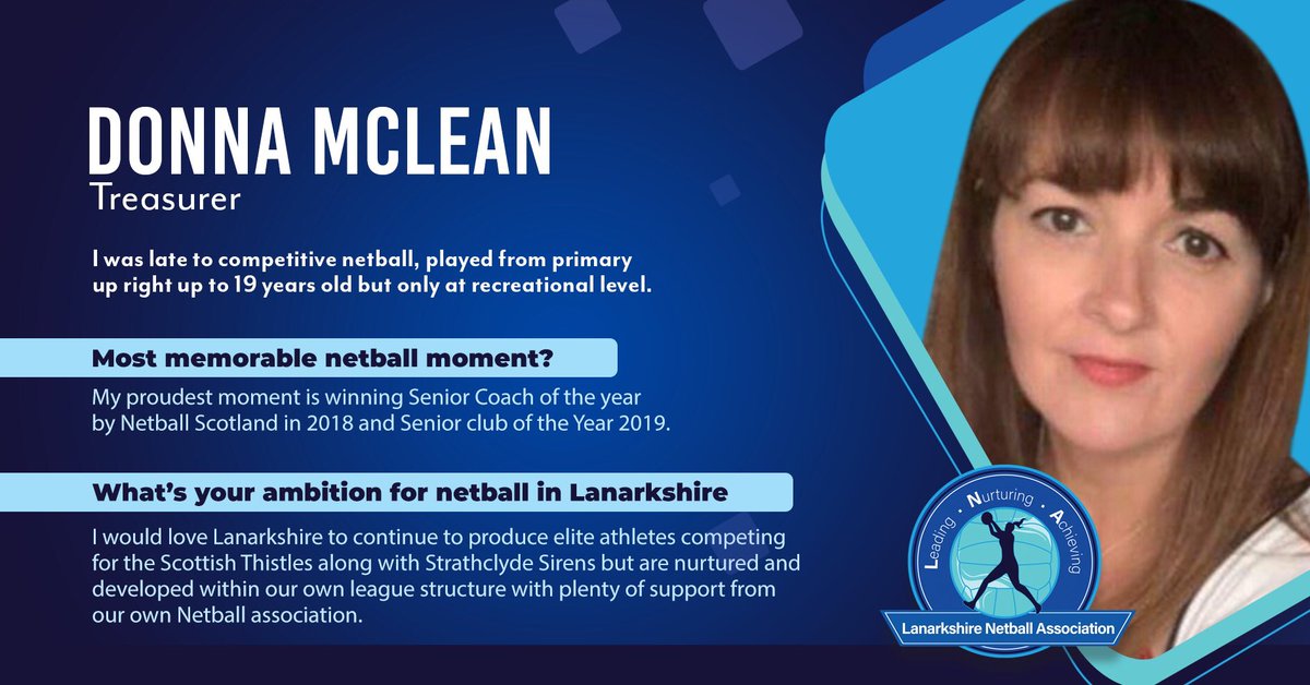 And finally our Treasurer Donna McLean