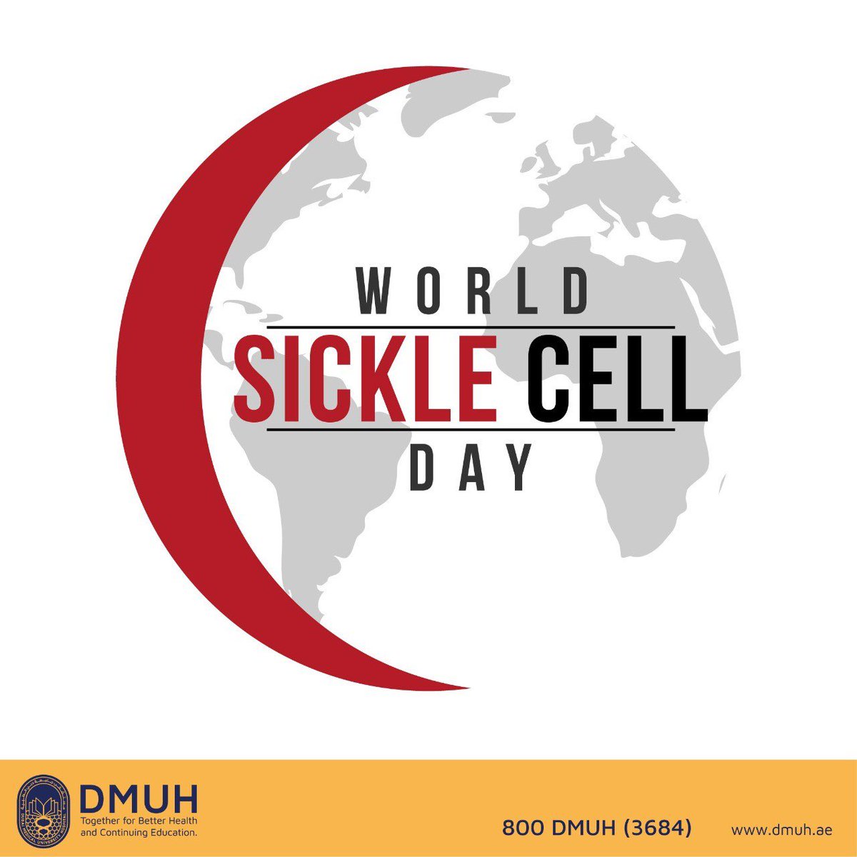 dmuhospital's tweet photo. World Sickle Cell Day –
The international awareness day is observed annually with the goal to increase public knowledge and an understanding of sickle cell disease, and the challenges experienced by patients and their families and caregivers. 

#SickleCellDisease #sicklecell https://t.co/PNiKIuIxcv