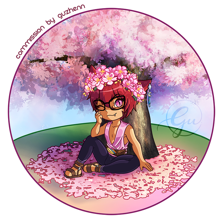 guzhenn's tweet photo. Chibi commission of @TyrantVicky's #WOL -- feat. my static's resident gay, DC'd DRG (*not floor tank). 

Thanks for the support!

#ffxiv #ff14 #ffxivart #WarriorOfLight https://t.co/sz0nacQCPm