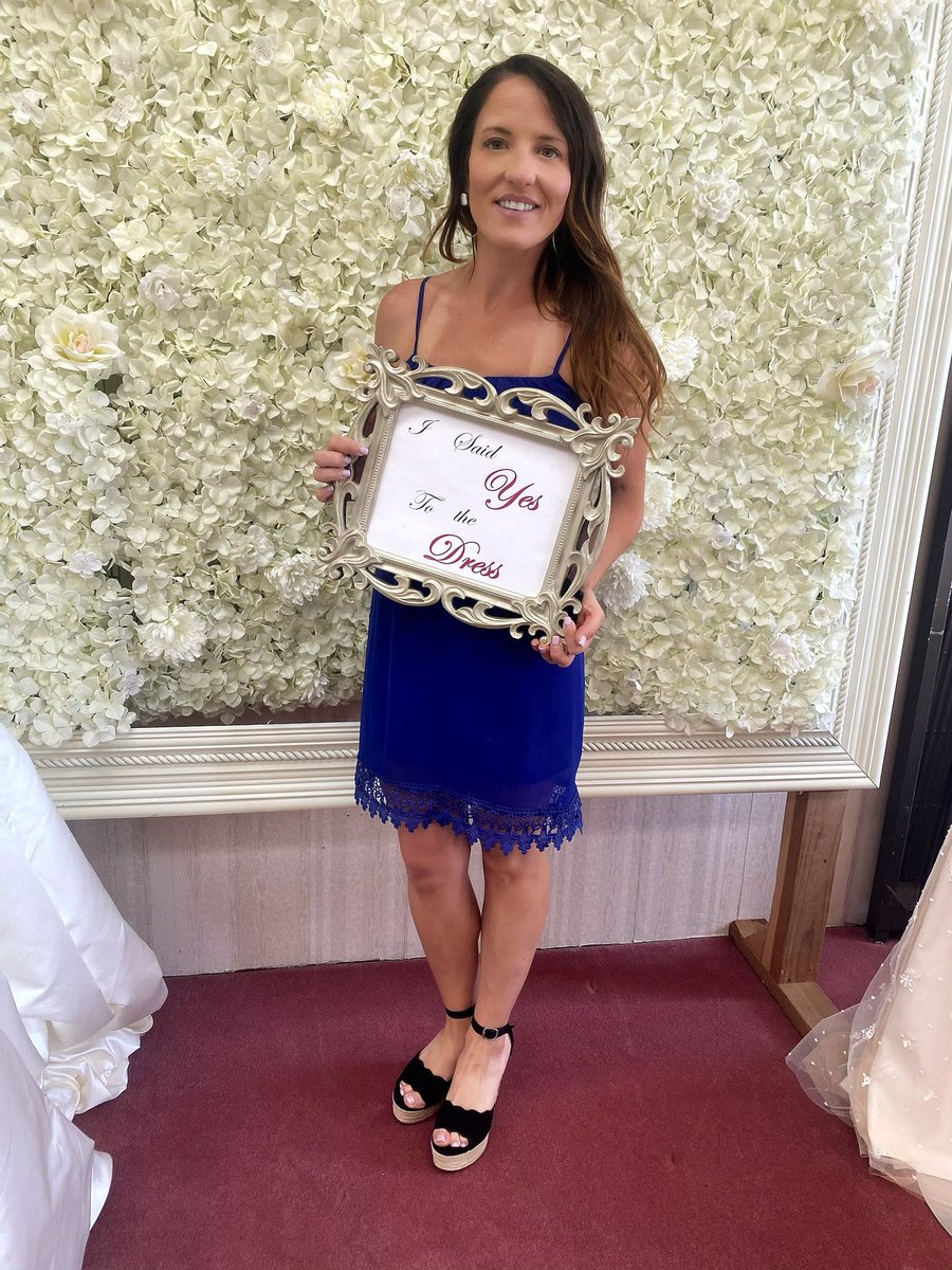 nkpohlmann05's tweet photo. I said Yes to the Dress!!! 💍👰🏻‍♀️ Thank you @elegantbrideboutique for the amazing experience to helping me find my dream dress!! https://t.co/py36y5umL6