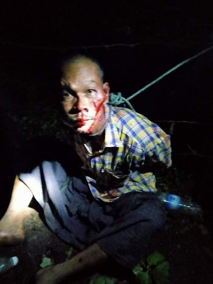 mmoe_myint's tweet photo. MNSP apprehended a gunman who confessed assassinating Mon National Party member, lawyer Mi Wai Thi Phyo, in Three Pagodas Pass aka Phayar Thonesu. 

#WhatsHappeningInMyanmar https://t.co/AIJzvOJXof