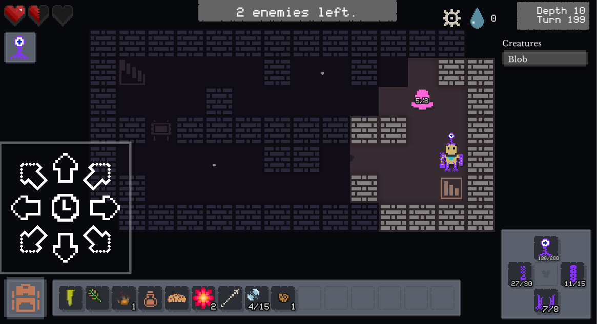 hellocharlien's tweet photo. Added right-handed controls to Twilight Dungeons. Nothing fancy but should improve usability!

#roguelike #unity3d #indiegame #indiedev https://t.co/ZcECdHuSvA