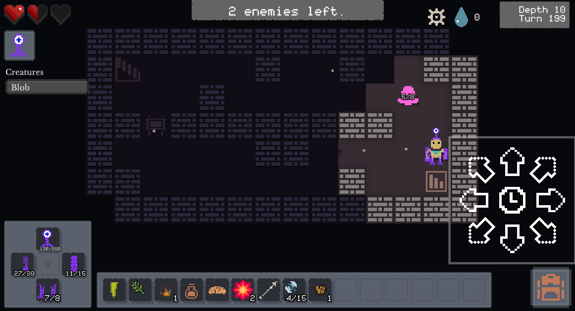 hellocharlien's tweet photo. Added right-handed controls to Twilight Dungeons. Nothing fancy but should improve usability!

#roguelike #unity3d #indiegame #indiedev https://t.co/ZcECdHuSvA