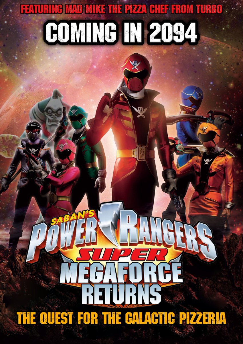 PowerRnngers's tweet photo. Looks like the secret's out! As revealed at Power Morphicon Online, The Super Megaforce Returns special is slated for 2094 with the highly requested fan favorite, Mad Mike! ⚡️🍕

Get ready for this cheesy adventure with special appearances that Illuminerdi will leak soon enough❤️ https://t.co/yqzLo7uQmL