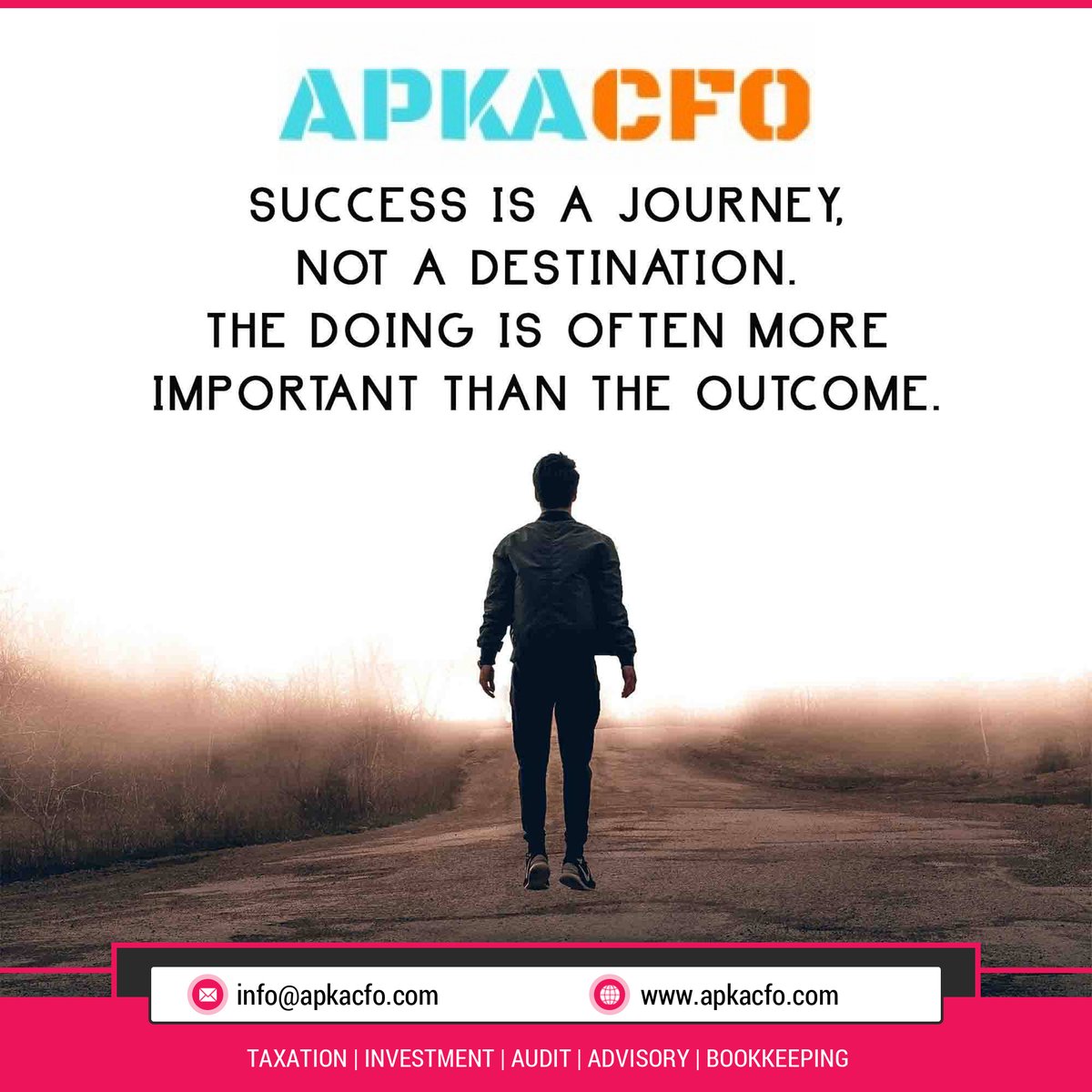 apkacfo's tweet photo. Start journey towards #success with #APKACFO
.
.
.
.
.
#failureispartofsuccess #entrepreneurcoach #newbusinessowner #l4l #passiveincomestream #startingbusiness #growyourbusiness #smallbusinessadvice #creativebusiness #f4f #smallbusinesstips #businessopportunity #entrepreneurial https://t.co/DljUwBqJjQ