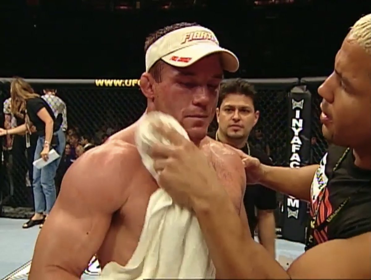 RMH_MMA's tweet photo. In the end, Matt Hughes was the clear winner. Sherk would eventually move down to 155 and become a champion. Matt Hughes would continue racking up title defenses. Overall, great fight combo. It wasnt the most entertaining, but it was a great matchup. Im glad it happened #UFC43 https://t.co/hugRGH9Uja