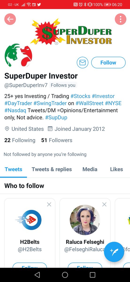 WaddisonDaniel's tweet photo. @SuperDuperInvst @SuperDuparinvst You've got another one again which started following me. Blocked and reported. https://t.co/rV4OTDOB65