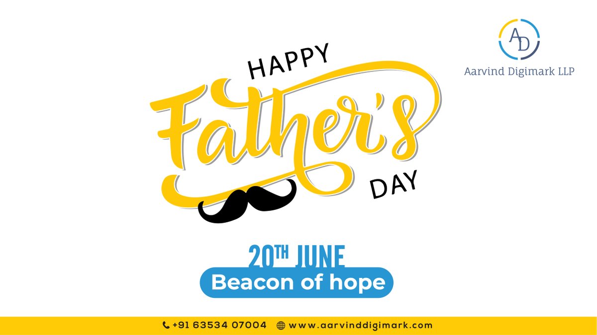 AarvindDigimark's tweet photo. The unsung hero is a beacon of hope for his kids, guides them through the ups and downs of life, hiding all his upheavals and problems! Salute to the unsung hero!
#AarvindDigimark #FathersDay2021 #FathersDay #HappyFathersDay #fathersdaygifts #dad #Sunday #Likeforlike #India https://t.co/RLTg0nBdVA
