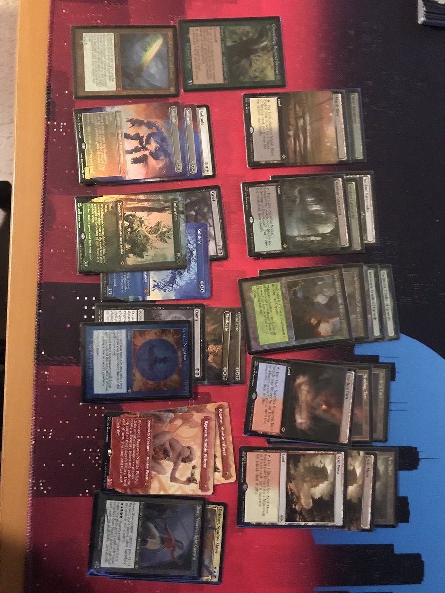 Had some amazing pulls today. (1 set booster 2 collectors) 11 fetches and 4! Yavimaya. Can’t wait to sleeve them up for EDH