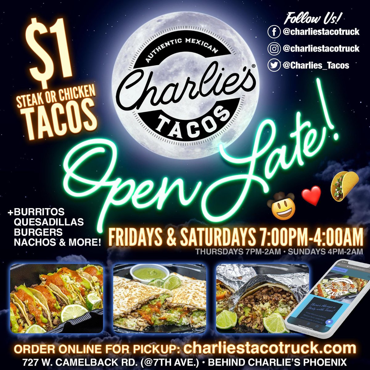 Charlie's Tacos 🤠 ️🌮 (Charlies_Tacos) Twitter