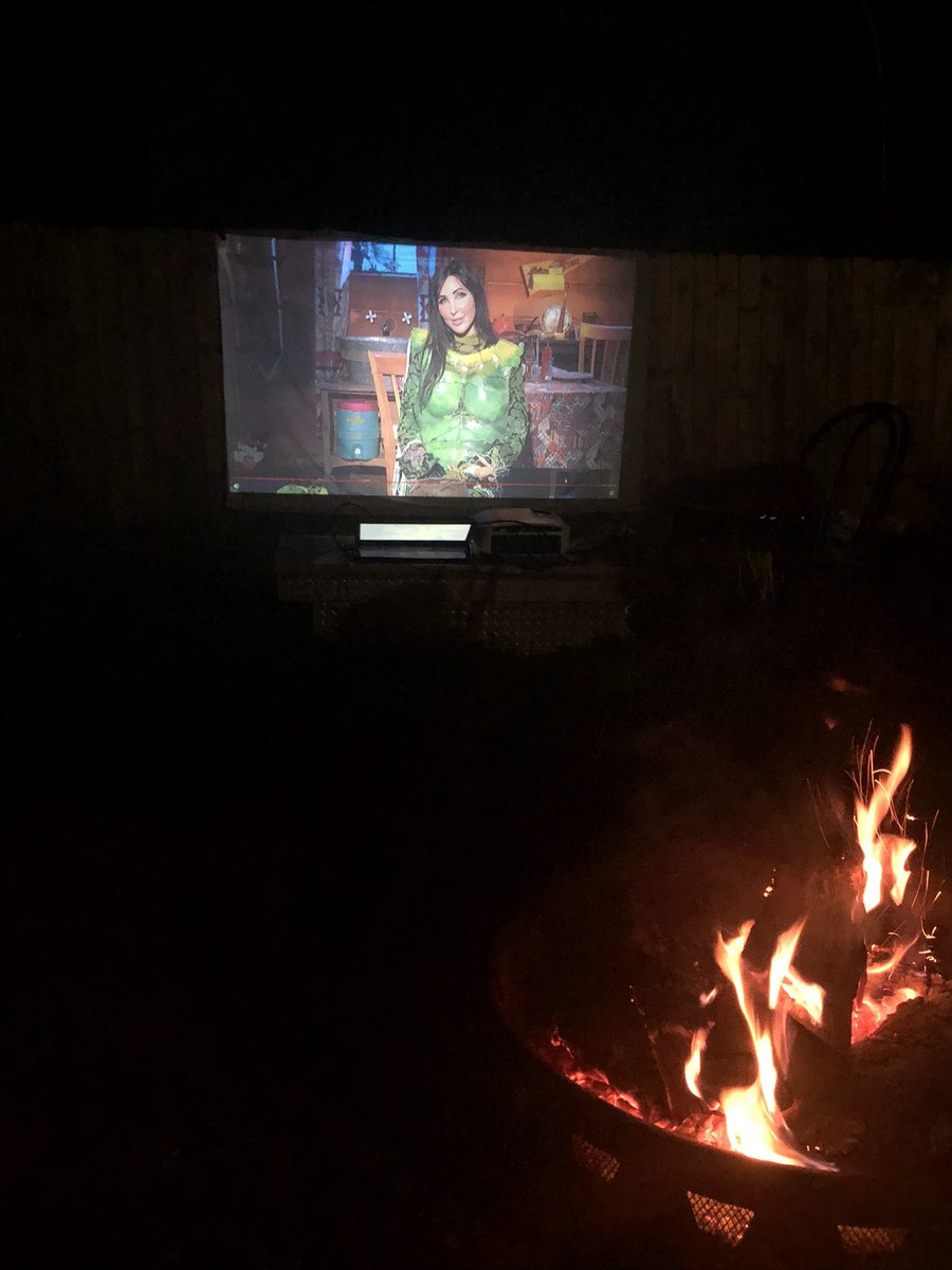 CarterIsMe's tweet photo. Not sure how this costume aligns with our campfire motif @kinky_horror  @therealjoebob #MutantFam #TheLastDriveIn https://t.co/ja7wO4pvw2