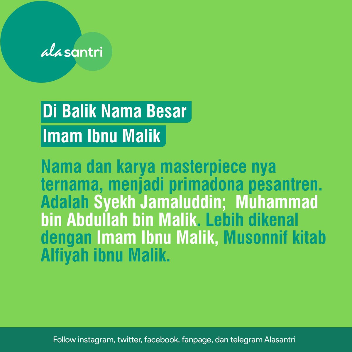 alasantri's tweet photo. Ada yang sudah ngaji Alfiyah? https://t.co/QQUFJyFIEg