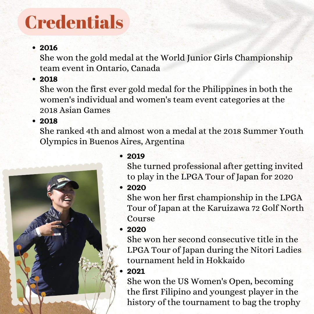 SampleRoomPH's tweet photo. At 19 years old, Yuka Saso made history as the first Filipino and the youngest golfer to win the tournament at the US Women's Open in 2021. 🏌🏻♀️🏆
#SampleRoomPH https://t.co/LVexdCS5Bo