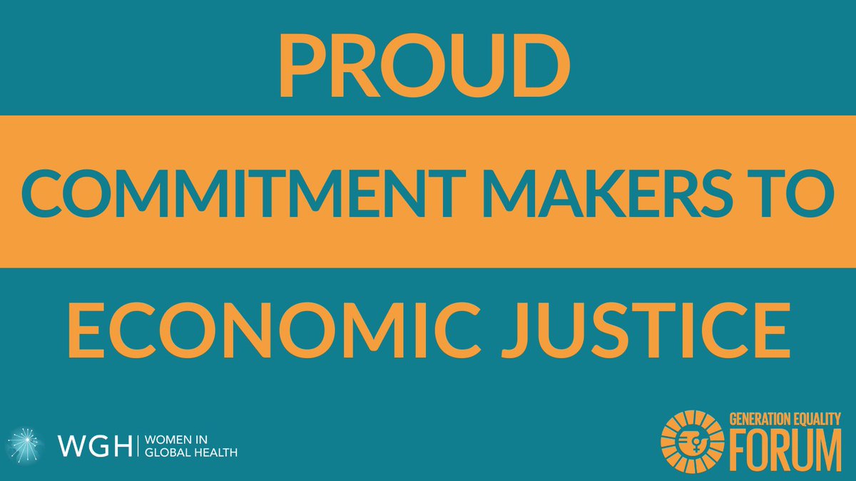 womeninGH's tweet photo. WGH is a proud @GenEgaliteFR commitment maker to #EconomicJustice
We will advocate for the recognition of women’s unpaid work in the health system and its conversion into formal paid work, globally and in 25 countries over the next 5 years with the #PayWomen Campaign
#ActForEqual https://t.co/3GEsicKTPv