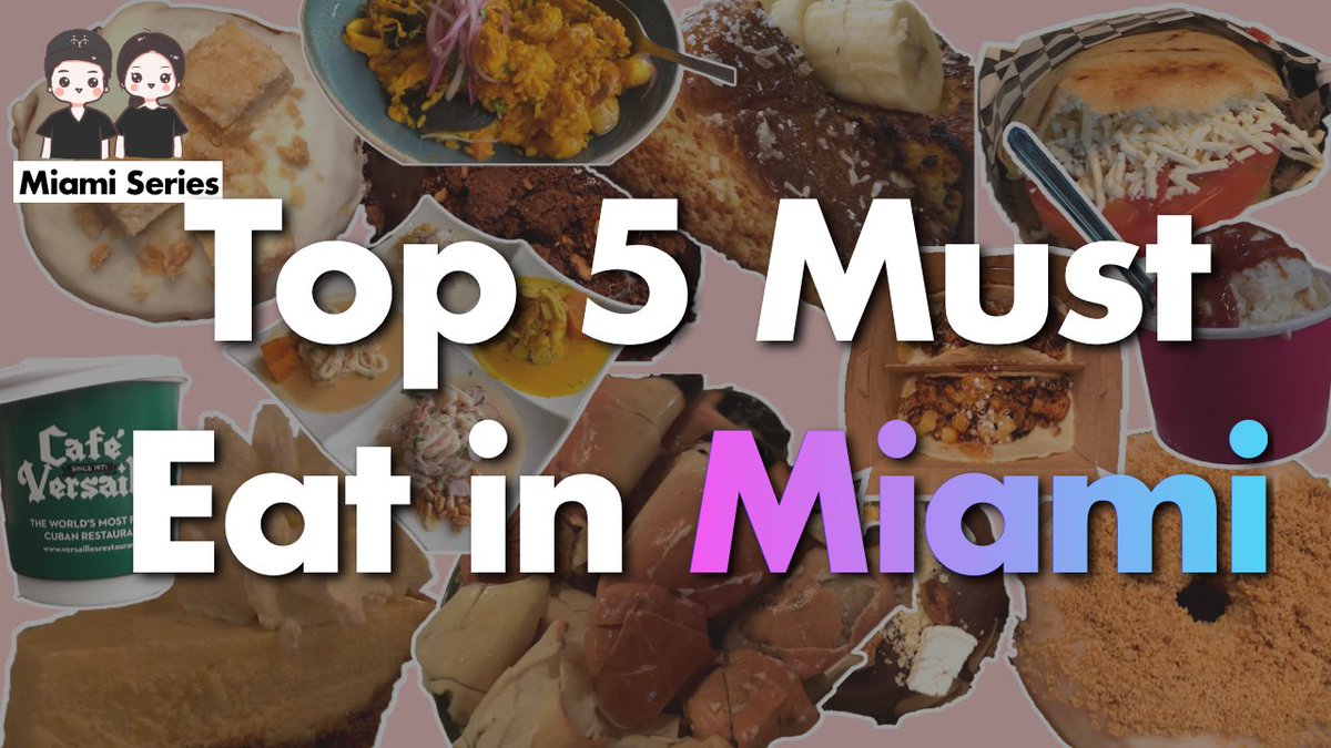 Have you seen our newest video?

We take you through the top 5 places you must eat when in Miami!

Check it out!

youtu.be/heHIZjoJiuk
