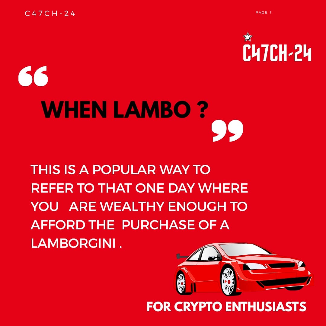 24C47ch's tweet photo. When lambo?
#crypto #bitcoin #cryptocurrency #blockchain #btc #ethereum #forex #money #trading #bitcoinmining #cryptocurrencies #bitcoinnews #cryptotrading #bitcoins #investment  #entrepreneur #cryptonews #invest #business #eth #bitcointrading #forextrader #litecoin #Lamborghini https://t.co/ELjw5c3hFy